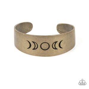 Lunar Effect - Brass Cuff Bracelet